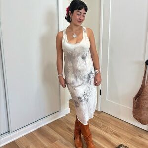 KES Natural Dye Silk Slip Dress